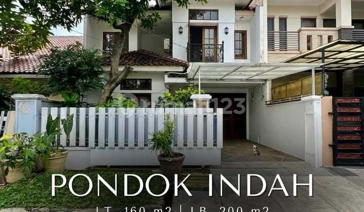 Rumah Terawat Siap Huni di Pondok Indah, LT 160 LB 200