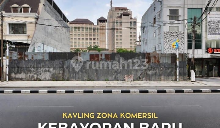 Kavling di Zona Komersiap Wijaya - Kebayoran Baru, LT 680
