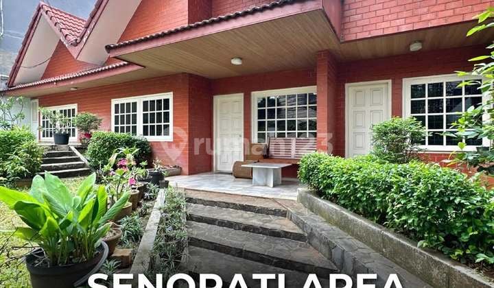 Rumah Asri Siap Huni di Senopati - Kebayoran Baru, LT 371 LB 272