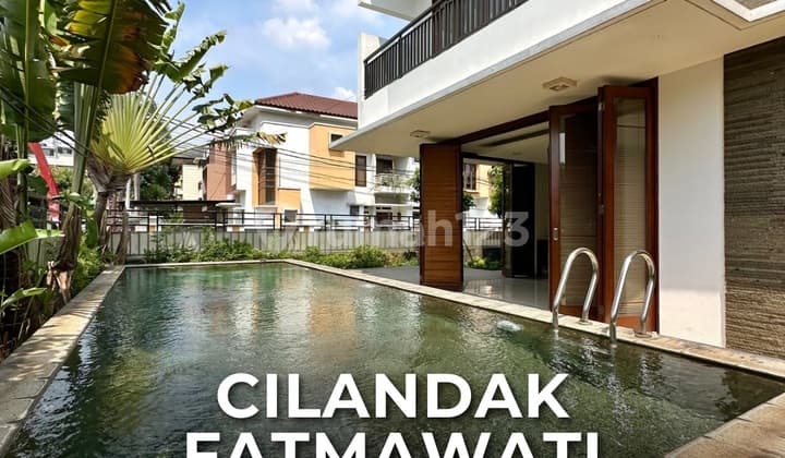 Modern Tropical House Posisi Hook di Cilandak, LT 365 LB 300