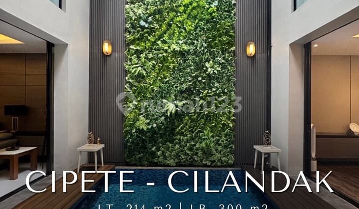 Rumah Minimalis Modern Furnished @ Townhouse Cipete LT 214 LB 300