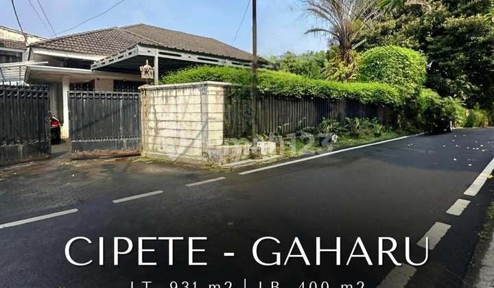 Land Calculation House Near MRT in Cipete - Gaharu, LT 931 LB 400