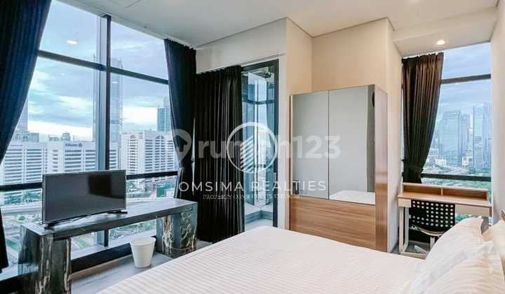 Apartemen Sudirman Suite 3 BR + 1 MR Furnished Harga Bagus