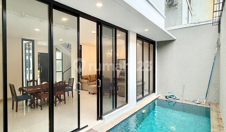 Minimalist Bright House 3 BR With Pool In Compound Ajh04197