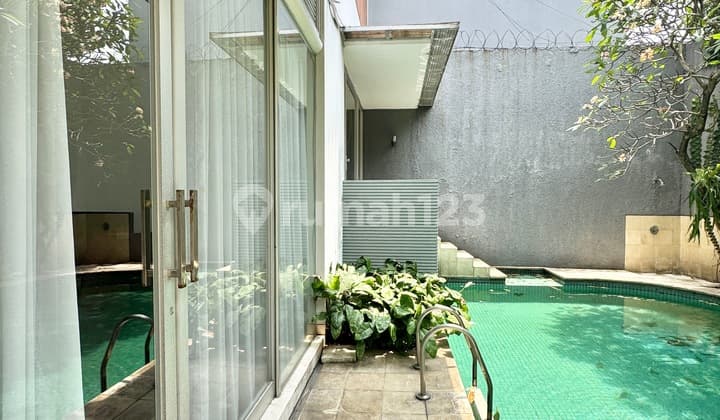 Minimalist house furnished with pool in Cipete compound AJH03096