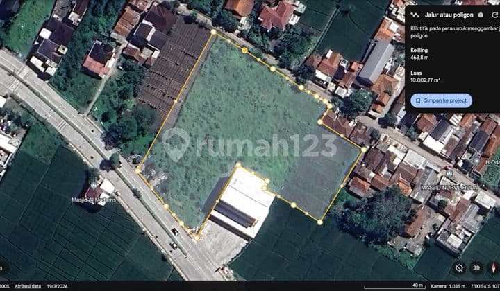 JUAL CEPAT MURAAH TANAH MATANG SIAP BANGUN di JL: MAENROAD GADING TUTUKAI, KABUPATEN BANDUNG SOREANG JAWA BARAT. SHM