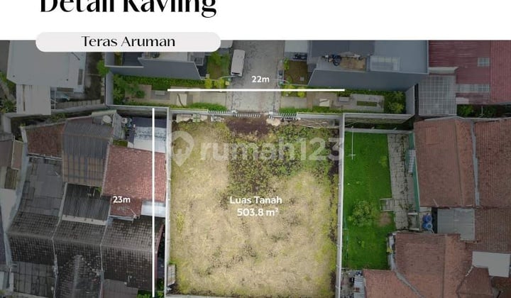 Jarang Ada !! Tanah Kavling Besar Siap Bangun di Komplek Cimahi Dekat Cibabat