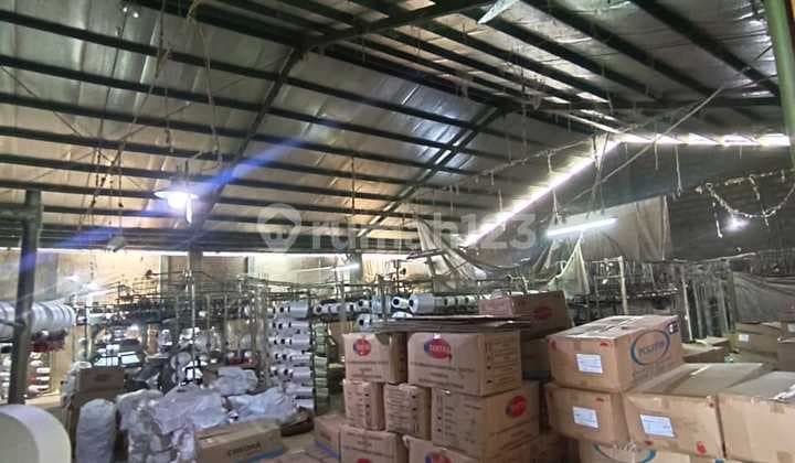 Pabrik Rajut Aktif Strategis di Area Pataruman Nanjung Bandung
