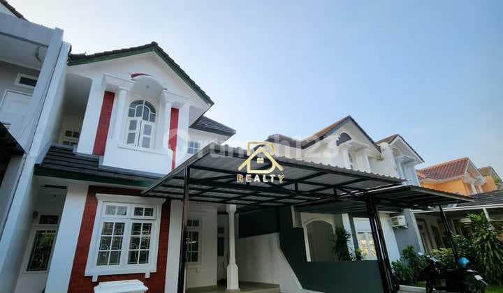Rumah 2 Lantai Sudah Renovasi Unfurnished HGB di Kota Wisata, Bogor