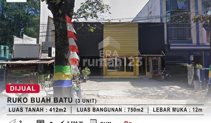 Ruko Kawasan Ramai Cocok untuk Cafe atau Usaha Lainnya di Buah Batu Ada 3 Unit