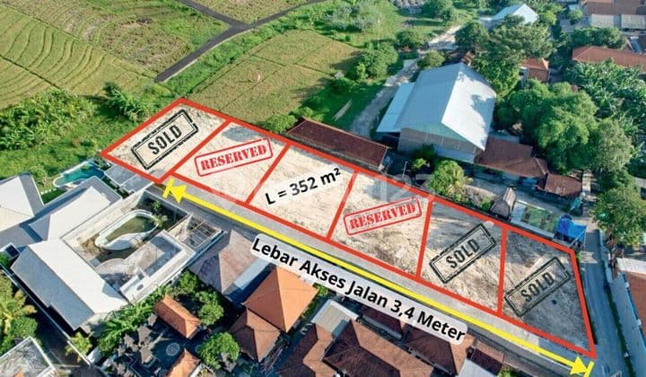 DIJUAL TANAH UTK VILLA DI CANGGU BALI