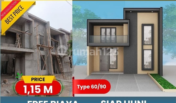 Rumah 1.Lantai.fasad 2.Lantai.di.cipadu.dekat Bintaro.dan.petukangan (4