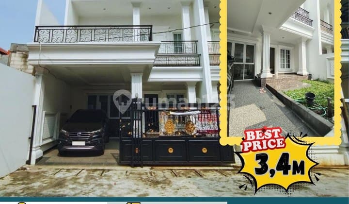 Rumah.2.lantai.american.clasic Di.meruya Kembangan.jakarta.barat