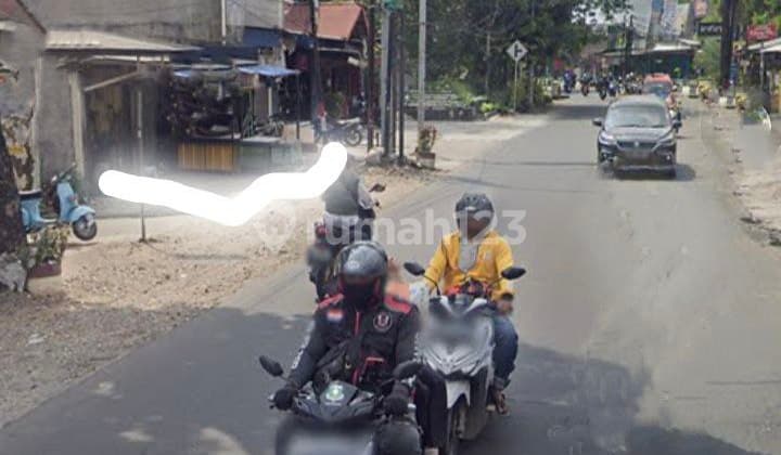 Dijual Tanah,pinggir Jalan Utama Cibubur Jaktim Bonus Kios 2unit