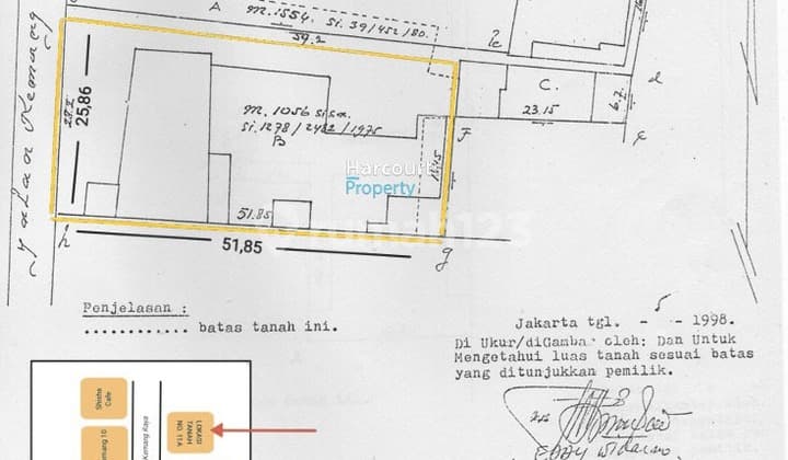 Strategic Land for Sale in Jl. Kemang Raya Area, Come On, Start Your Business in This Strategic Location, It's the Kemang Raya Area!!