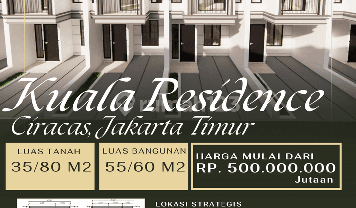 Cluster 500Jutaan Dekat LRT Ciracas Jakarta Timur