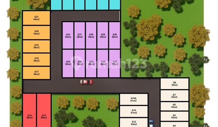 Rumah Dalam Lingkungan Strategis dengan Akses Dua Mobil di Ciracas Jakarta Timur
