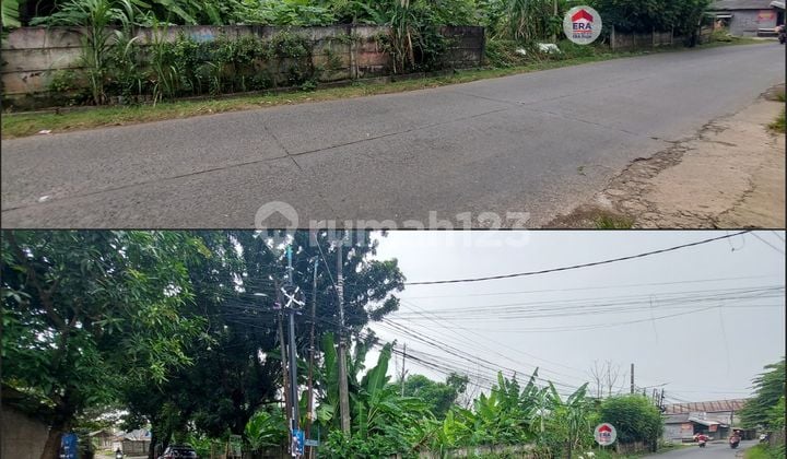 Tanah murah pinggir jalan raya hadap 3 Muka Jati Asih Bekasi