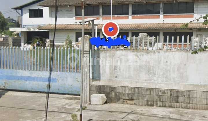 Eks. Pabrik Garment di Cibinong jual tanah bonus bangunan lokasi strategis