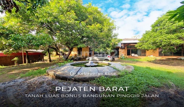 Tanah Bonus Bangunan Pinggir Jalan Utama Pejaten