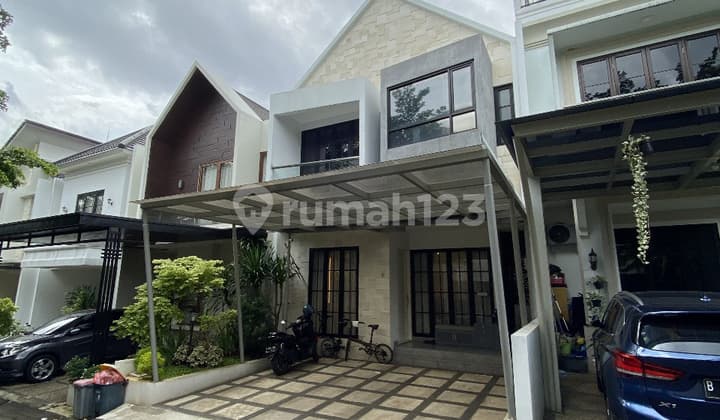 Rumah Mewah Minimalis 2 Lantai Dalam Cluster