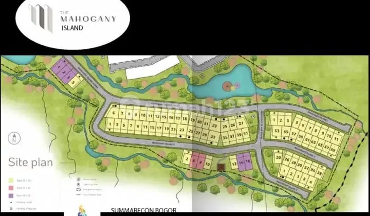 Kavling Cluster Mahogany Island, Sumarecon Bogor