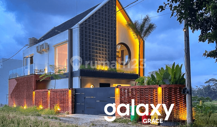 Dijual Rice Field Villa di Pacung Abiansemal Badung - Bali