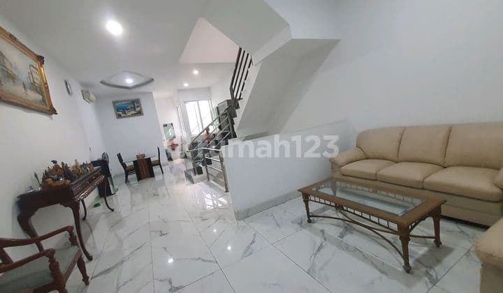 Rumah Furnised 4lantai ******** Di Pluit Jakarta Utara Dejat Toll Rs Pasar Mall Sekolah
