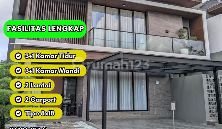 Rumah Siap Huni 8X18 Summarecon Promo Free PPN Type Morizen
