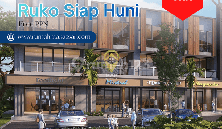 Ruko Citraland Tallasa City Promo Free PPN 3 Lantai di Citraland