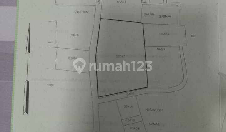 Dijual Tanah dan 15 Kontrakan hidup di Lengkong Serpong Utara BSD dekat Binus Lt 888
