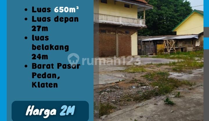 Tanah Barat Pasar Pedan Klaten