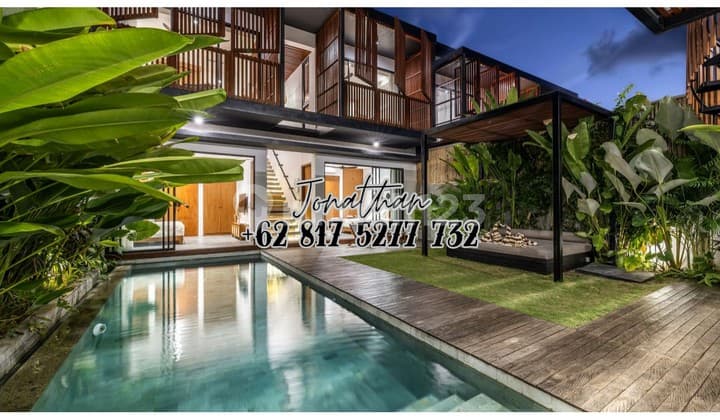 Villa 4 Kamar Disewakan Desa Kota Canggu Leasehold Dekat Pantai dan Pepito