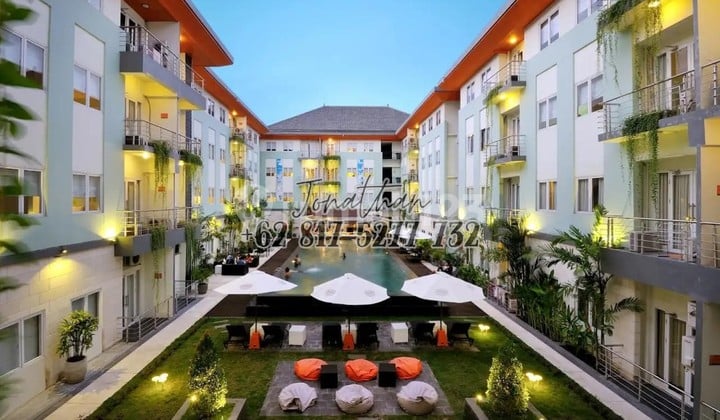 Harris Riverview Hotel Unit, 3rd Floor, Raya Kuta Badung For Sale - Asadt