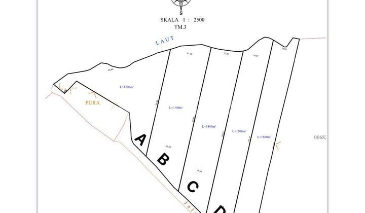 FOR SALE Land at Padang Padang Cliff Beach - LSWI