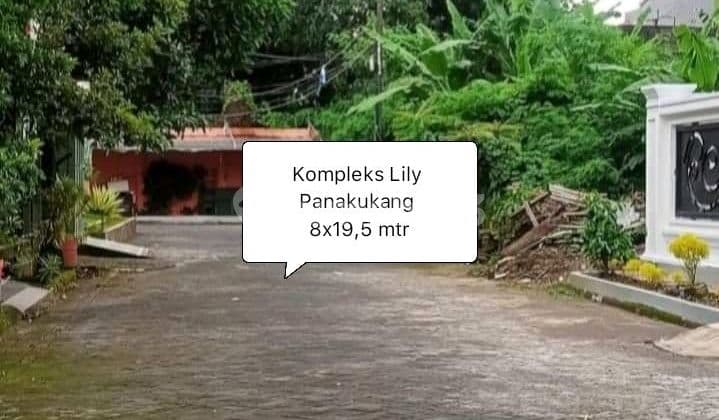 Kavling Kompleks Lily Panakukang 8x19,5mtr Dekat Pettarani