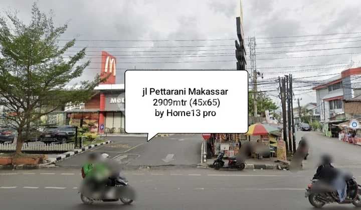 Lokasi Jl Pettarani Makassar 2909Mtr Jalan Utama Dekat Panakukang Boulevard