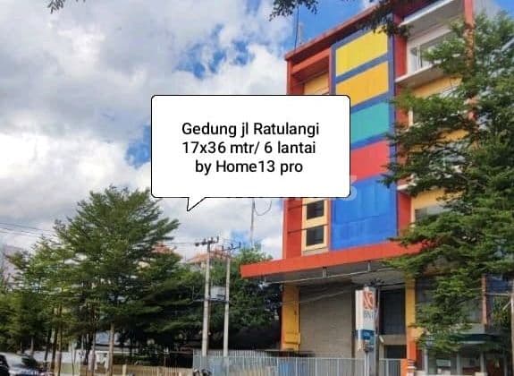 Gedung Disewakan Jl Ratulangi Makassar 6 Lantai