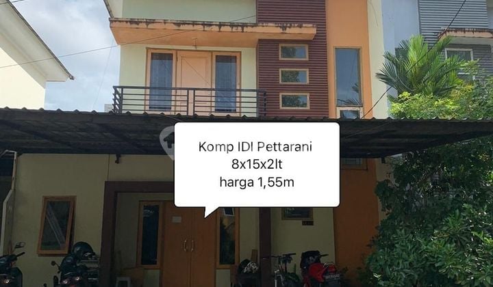 Rumah 2 Lantai Kompleks Idi Pettarani Panakkukang Makassar Hertasning