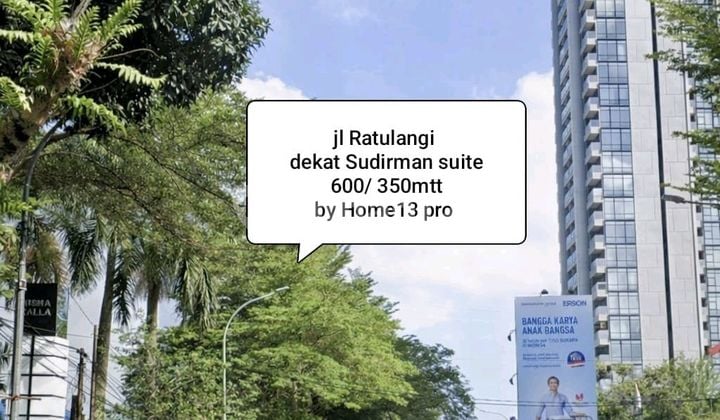 Rumah Jl Ratulangi Dekat Sudirman Apartemen dan Mall Ratu Indah