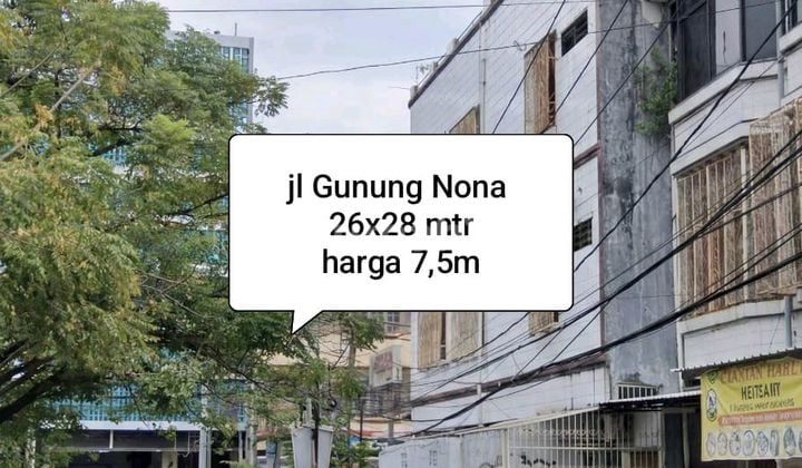 Jl Gunung Nona Makassar 26X28 Mtr Dekat Latimojong Veteran G Merapi
