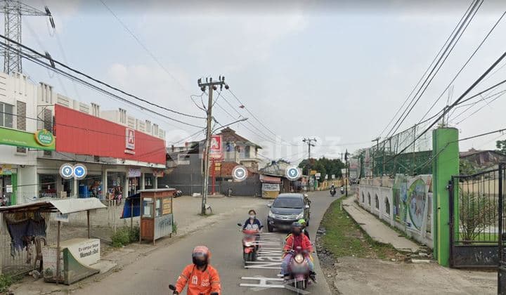 Tanah Pinggir Jalan Raya Pondok Petir Pamulang Dekat Reni Jaya Banyak Perumahan