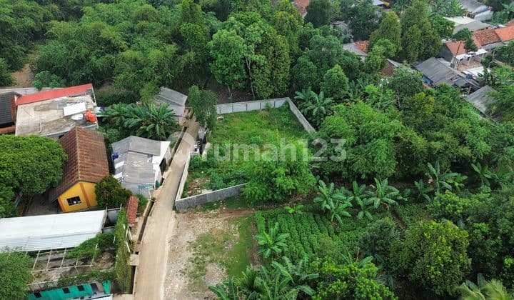 Tanah Pagar Keliling Permanen Dekat Kecamatan Ciseeng