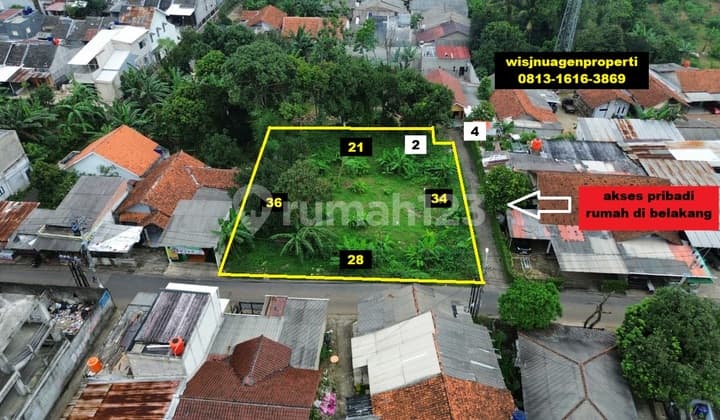 Tanah Perumahan Jalan Garuda Raya Depan Taman Wisata Pasir Putih Sawangan Depok Dekat Stasiun Citayam