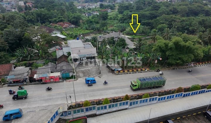 Tanah Ngantong Akses 2 Mobil Dekat Tol Caringin dan Jalan Raya