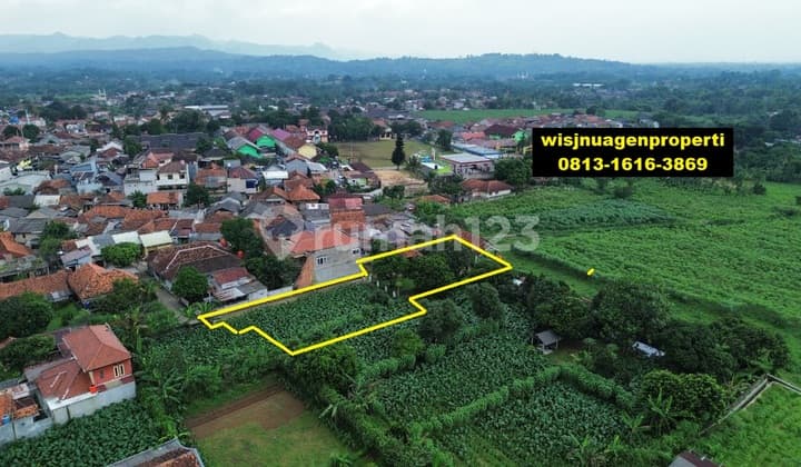 Tanah Bonus Rumah Kebun Dekat Puskesmas dan Polsek Ciampea SHM Akses Mobil