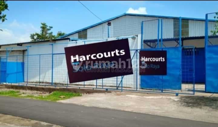 Gudang dan Kantor Siap Pakai di Jaten Karanganyar Solo. Sudah Akses Truk, Cocok untuk Gudang Usaha.