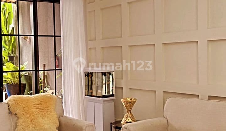 Rumah Semi Furnished + Kolam Renang Dekat Mall Aeon Harapan Indah