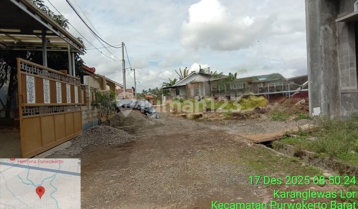 Tanah Kavling Perum Griya Satria Mandalatama Purwokerto Barat