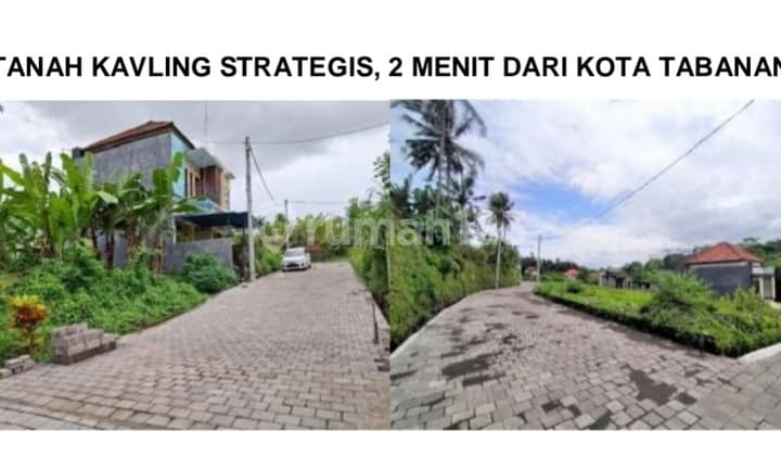 Tanah Kavling Murah Lokasi Strategis Hanya 2 Menit Dari Kota Tabanan